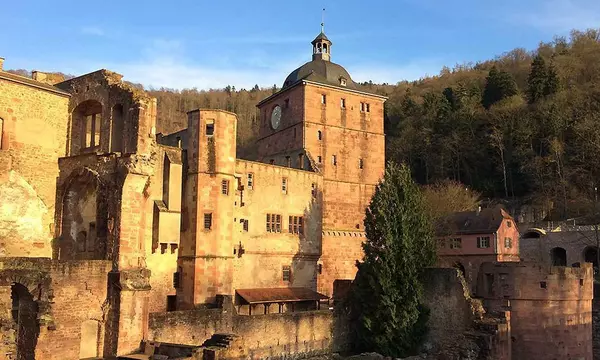 Ansicht von Schloss Heidelberg